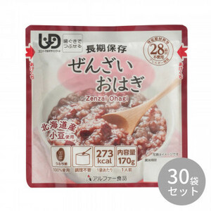  alpha food zenzai bean cake ohagi RT 170g 15156227 ×30 sack /a