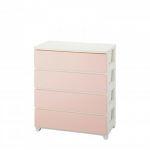  color style chest wide 4 step CO-ST-W4 white pink *WHPI /a