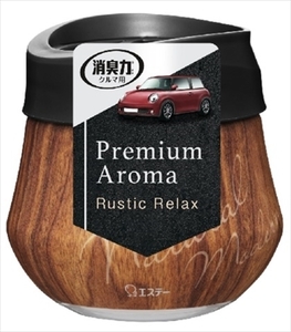 まとめ得 クルマの消臭力 Premium Aroma 車用 消臭剤 ゲルタイプ ラスティックリラックス 90g x [5個] /h