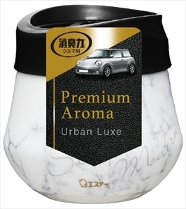 まとめ得 クルマの消臭力 Premium Aroma 車用 消臭剤 ゲルタイプ アーバンリュクス 90g x [12個] /h