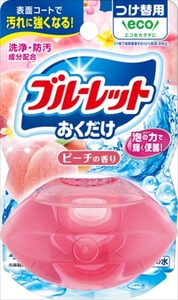 まとめ得 液体ブルーレットおくだけつけ替用　ピーチの香り 　 小林製薬 　 芳香剤・タンク x [5個] /h