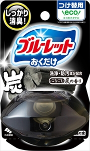 まとめ得 液体ブルーレットおくだけつけ替用　心なごむ炭の香り 　 小林製薬 　 芳香剤・タンク x [8個] /h