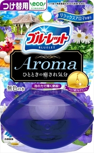 まとめ得 液体ブルーレットおくだけアロマつけ替用　リラックスアロマの香り 　小林製薬 　芳香剤・タンク x [5個] /h