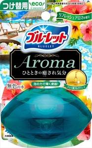 まとめ得 液体ブルーレットおくだけアロマつけ替用　リフレッシュアロマの香り 　小林製薬 　芳香剤・タンク x [12個] /h