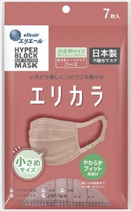 まとめ得 ハイパーブロックマスク　エリカラ　ローズ７枚　小さめサイズ 　 大王製紙 　 マスク x [5個] /h