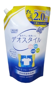 まとめ得 液体洗剤　デオスタイル　詰替え　大容量　1650g 　 ロケット石鹸 　 衣料用洗剤 x [12個] /h