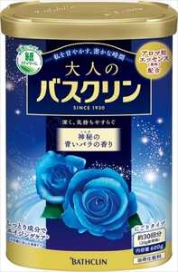 まとめ得 大人のバスクリン　神秘の青いバラの香り　６００Ｇ 　 バスクリン 　 入浴剤 x [5個] /h