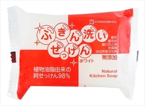 まとめ得 ふきん洗いせっけん　‐ホワイト‐ 　 ちのしお社 　 食器用洗剤・自然派 x [8個] /h