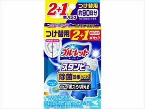 まとめ得 ブルーレットスタンピー除菌効果プラスつけ替え用3本フレッシュコットン 　 住居洗剤・トイレ用 x [6個] /h