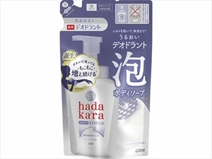 まとめ得 ｈａｄａｋａｒａ泡で出てくる薬用デオドラントボディソープハーバルソープの香りつめかえ用 x [6個] /h