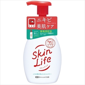 まとめ得 スキンライフ　薬用泡のふんわり洗顔　ポンプ付・１６０ｍｌ 　牛乳石鹸共進社 　洗顔・クレンジング x [4個] /h