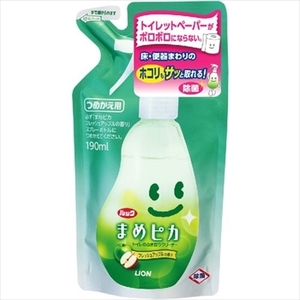 まとめ得 ルックまめピカ　トイレのふき取りクリーナー　つめかえ用　１９０ｍｌ 　 住居洗剤・トイレ用 x [10個] /h