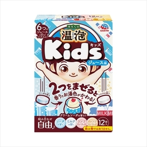 まとめ得 温泡Ｋｉｄｓジュース編１２錠 　 アース製薬 　 入浴剤 x [6個] /h