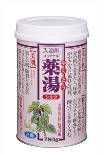 まとめ得 オリヂナル薬湯　シルク　７５０Ｇ 　 オリヂナル 　 入浴剤 x [2個] /h