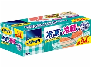 まとめ得 リード冷凍も冷蔵も新鮮保存バッグ　Ｍ　大容量 　 ライオン 　 保存容器 x [5個] /h