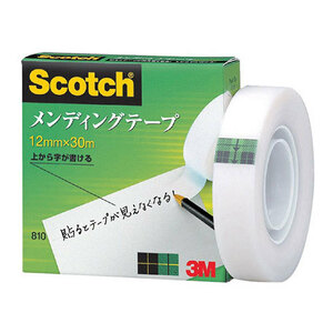 まとめ得 3M Scotch スコッチ メンディングテープ 12mm 紙箱入 3M-810-1-12 x [6個] /l