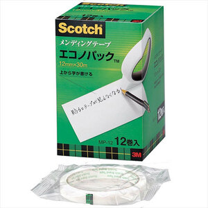 まとめ得 3M Scotch スコッチ メンディングテープエコノパック 12mm 3M-MP-12 x [2個] /l