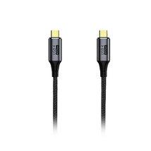 まとめ得 日本トラストテクノロジー JTT Type C to Type C USB 4.0 Multifunctional Data Cable 0.3m JTU4CC03-BK x [2個] /l_画像1