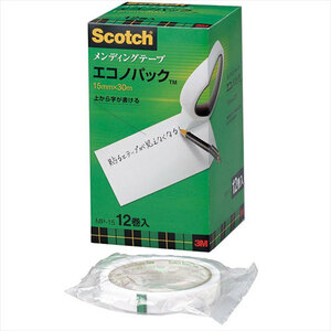 まとめ得 3M Scotch スコッチ メンディングテープエコノパック 15mm 3M-MP-15 x [2個] /l