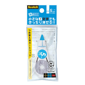 まとめ得 3M Scotch スコッチ 修正テープ 微修正 交換用カートリッジ 5mm 3M-SCPR-5NN x [5個] /l