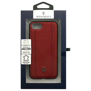 まとめ得 MASERATI 公式ライセンス品 iPhone8/7/6s/6専用 本革バックカバー MAGPEHCI8BU x [2個] /l