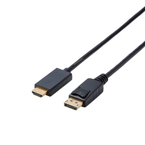 エレコム 変換ケーブル DisplayPort-HDMI 1.0m ブラック CAC-DPHDMI10BK /l