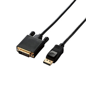 まとめ得 エレコム 変換ケーブル DisplayPort-DVI 1.0m ブラック CAC-DPDVI10BK x [2個] /l