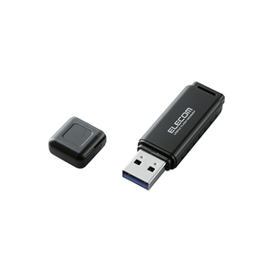 エレコム USBフラッシュ/HSU/128GB/USB3.0/ブラック MF-HSU3A128GBK /l