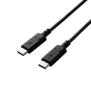 エレコム USB2.0ケーブル/C-Cタイプ/認証品/PD対応/3A出力/1.5m/ブラック U2C-CC15NBK2 /l