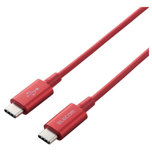エレコム スマホ・タブレット用USBケーブル/USB(C-C)/準高耐久/Power Delivery対応/認証品/2.0m/レッド MPA-CCPS20PNRD /l