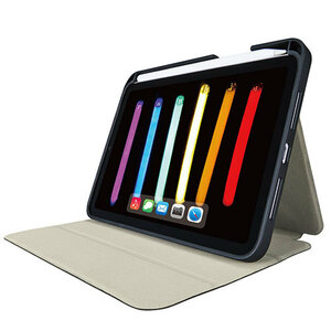 まとめ得 エレコム iPad mini 第6世代/手帳型/Pencil収納/スリープ対応/ブラック TB-A21SSABK x [2個] /l