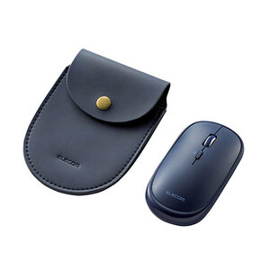  Elecom mouse /Bluetooth/4 button / thin type / rechargeable /3 pcs same time connection / blue M-TM15BBBU /l