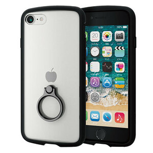 エレコム iPhone SE 第3世代 TOUGH SLIM LITE フレームカラー リング付 PM-A22STSLFCRBK /l