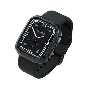 エレコム Apple Watch41mm用ハードバンパー AW-21BBPPBK /l