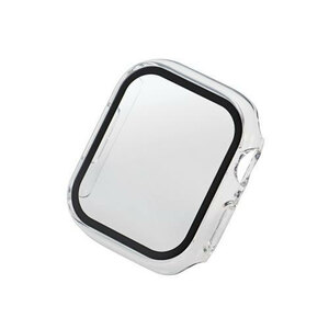 エレコム Apple Watch 41mm用フルカバーケース プレミアムゴリラガラス セラミックコート AW-22BFCGOCCR /l