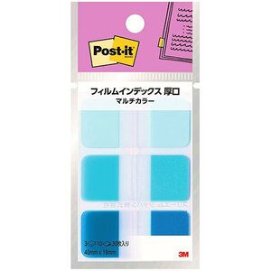 まとめ得 3M Post-it ポストイット フィルムインデックス 厚口 マルチカラー2 3M-686MC-2 x [6個] /l