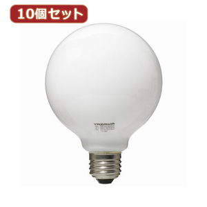 まとめ得 YAZAWA 10個セット ボール電球40W形ホワイト　GW100V38W95X10 x [2個] /l