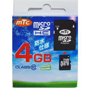 まとめ得 mtc microSDHCカード 4GB class10　(PK) MT-MSD04GC10W x [2個] /l