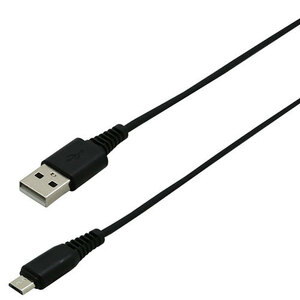 まとめ得 BAUT microUSB/TypeA通信・充電ケーブル2A1.0mBK BUSAM100BK02L x [4個] /l