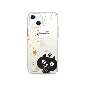 abbi FRIENDS ネコマンジュウソフトクリアケース for iPhone 13 mini 星に願いを ABF21709i13MN /l