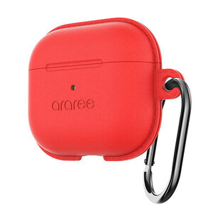 まとめ得 araree ソフトケース for AirPods (第3世代) POPS レッド AR22185AP3RD x [2個] /l