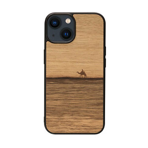 Man & Wood 天然木ケース for iPhone 14 Plus Terra 背面カバー型 I23636i14M /l