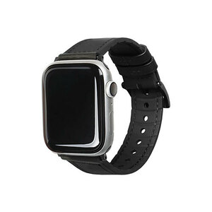 まとめ得 EGARDEN GENUINE LEATHER STRAP AIR for Apple Watch 49/45/44/42mm Apple Watch用バンド ブラック EGD20585AW x [2個] /l