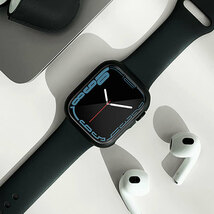 まとめ得 araree AERO ハードケースfor Apple Watch Series 7 45 ブラック Apple Watch用カバー AR22417AW x [2個] /l_画像4