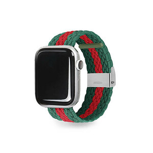 まとめ得 EGARDEN LOOP BAND for Apple Watch 41/40/38mm グリーン&レッド EGD23114AW x [2個] /l