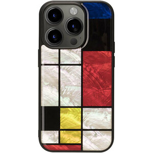 まとめ得 ikins アイキンス 天然貝ケース for iPhone 15 Pro Max Mondrian I25499i15PM x [2個] /l