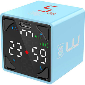 まとめ得 llano TickTime Cube 楽しく時間管理ができるポモドーロタイマー ブルー TK1-SB1 x [2個] /l