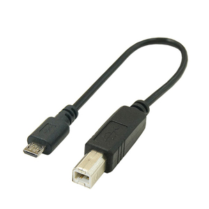 まとめ得 変換名人 USBケーブル20cm B(オス) to microo(オス) USBBA-MCA20 x [4個] /l