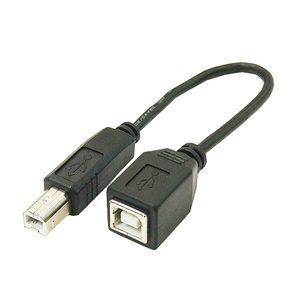 まとめ得 変換名人 USBケーブル20cm B(オス) to B(メス) USBBA-BB20 x [4個] /l