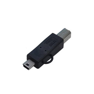 まとめ得 変換名人 変換プラグ USB B(オス)→miniUSB(オス) USBBA-M5A x [4個] /l